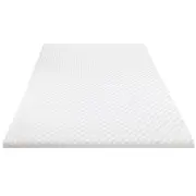 Bedding Mattress Topper Egg Crate Foam Toppers Bed Protector Queen 203x153x5cm