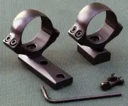 Remington 700, rifle scope mounts, 2 piece 1 inch rings, STEEL.