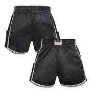 Morgan Muay Thai Retro Shorts Black