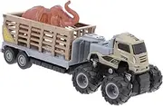 ERINGOGO Inertial Car Toy Car Model Alloy Trailer Animal Figures Easy to Use No Tools Needed