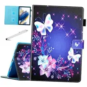 Case for Samsung Galaxy Tab A7 10.4 inch 2020, Tab A7 PU Leather Butterfly