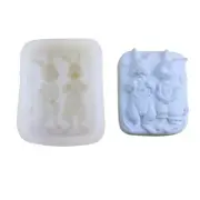 DIY Making Soap Plaster-Resin Craft Holiday Party Gift Mold Cake Fondant Molds