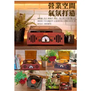 ION Audio Trio LP neo 3合1復古箱式黑膠唱機/AM/FM收音機(福利品)+陳淑樺情牽淑樺黑膠