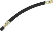 X AUTOHAUX Tire Valve Stem Air Inflation Adaptor Durable 210mm Long Tire Valve Extension Rubber Black
