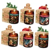 Pack Teacher Appreciation Gifts Scented Candles Bulk 7 oz Soy Wax 6 Christmas