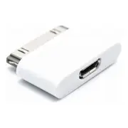 30 Pin Male to Micro USB Female Dock Connector iPhone Charging Sync Adapter iPad