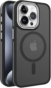 Mixed Color Bumper Shockproof Case for iPhone 15 14 13 12 11pro Max Wireless Charging Case Frosted Back Cover,T1,for iPhone 15