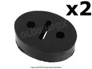 Saab (1981-2003) Exhaust Hanger (2) FISCHER & PLATH + Warranty (for: Saab)