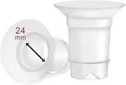 Maymom Flange Inserts 24 mm for Spectra 28 mm Hands Free Collection Cup. 2pc/Each
