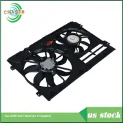 1K0959455EA Radiator Cooling Dual Fan Fit For Audi A3 TT Quattro 2.0L l4 2009-17 (for: Audi)