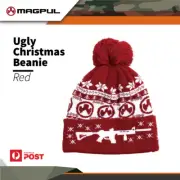 Magpul Ugly Christmas Beanie Red With White One Size Fits Most #mag1154-610
