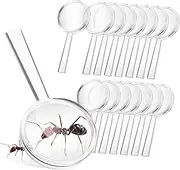 16pcs Plastic Children's 8X Magnifying Glass Magnifying Glass for Kids Decorations Party Kids Magnifying Glass Disguise Glasses Pack Permeable Material Screen