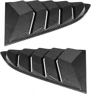 YJVVWQVF Side Tuyere Louvers Compatible for Subaru BRZ Toyota GR86 2012-2018 Vent Behind Shutters Decorative Parts Stickers Car Rear Window Blinds(Carbon Fiber)