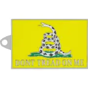 Don't Tread On Me Key Ring Military Keychains for Men Women