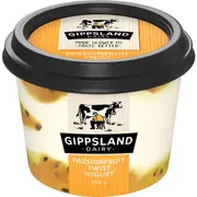 Gippsland Dairy Twist Yoghurt Passionfruit 700g