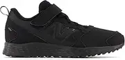 [New Balance] Kids Fresh Foam 650V1 Bungee Lace with Top Strap Running Sport Sneakers Shoes Black/Black 2 M