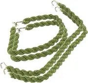 [YUAKUOD] 5 X PAIRS MILITARY ARMY TROUSER TWISTS LEG TIES TWISTERS BUNGEE ELASTIC CADET, Green, 5 inch