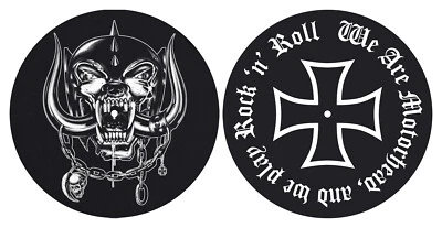 Motorhead Warpig Iron Cross Turntable Slipmat Set + NEW OFFICIAL