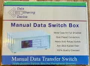 A/B VGA PORTS Manual Data Switch Box Peripheral Data Sharing Device DW-HD15AB