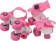 Kisangel Pink Roller Skates Pink Kids Rollar Skates Girls Roller Skates for Kids Ages 6-12 Skate Shoes Roller Skates for Girls Ages 10-12 Double Row Ice Skates Yongkang Blue Child