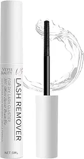 VEYESBEAUTY Lash Glue Remover 5ML Eyelash Remover for Individual Lash Clusters DIY Lash Extensions Clear Remover for Self-application at Home