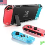 Dockable Crystal Clear Case Nintendo Switch Protective Cover Joy Con Controller
