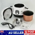 1.2L Electric Rice Cooker Portable Mini Cooking 1-2Person with Steamer 3 CUP