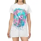 United States Coin Design T-Shirt Dress, Casual Wear, Patriotic US Dress, Unique