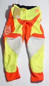 Troy Lee Designs TLD Men’s SE Pro MX Pants Yellow & Orange Size 32 New