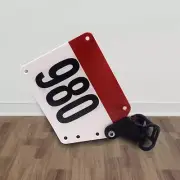 Cycling Number Plate Holder Cycling Number Mount for Seatpost Racing Card