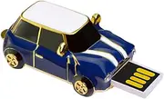 USB Drives | Retro Classic Car Shape USB Key - 4GB Disk Small Portable Data Storage Stick for Secure Data Transfer Photo Laptop Computer TV Camera