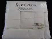 NIP Ralph Lauren Champaign Colored Queen Size Flat Sheet