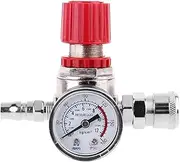 Industrial Pressure Regulators Air Compressor Pressure Regulator Gauge Control for Valve Easy Installation Adjustable Pressure Regulator Gauges Regulator