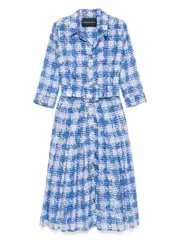 [Samantha Sung] Samantha Sung-Abito Midi Audrey Stampa Ratan Houndstooth-Donna 6 US