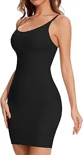 [AliyaFeng] Shapewear Dress Slips for Women Tummy Control Full Slip Body Shaper Seamless Cami Dress for Under Dresses