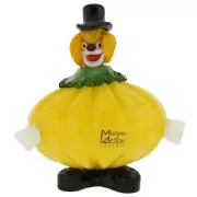 GlassOfVenice Murano Glass Clown - Pumpkin