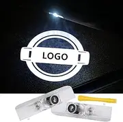 Canpo No Fade Car Door Lights Logo Compatible with Nissan, LED Welcome Lights Accessories for Altima Maxima Armada Titan Quest Pathfinder Terra (NS2-2pcs)