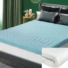 7 Zone Premium Bamboo Cooling GEL Memory Foam 5cm Mattress Topper | Summer Co...