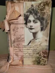 Shabby Vintage Nostalgic Junk Journal Scrapbook USA Seller