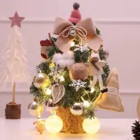 在飛比找momo購物網優惠-【GIFTME5】聖誕樹組合套餐35cm(聖誕節裝飾 節慶裝