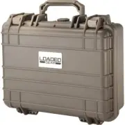 BARSKA Hard Tool Case 11" x 13" Tool Storage Plastic Durable Loaded Gear Beige