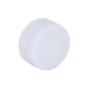 Neodymium White Button Magnet - 12.7mm x 6.35mm | Thermoplastic Rubber (TPR) Coated