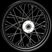 HD Black 40 Spoke Rear Wheel 16x3.5 Harley Softail Springer Classic 05-06