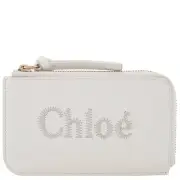 Chloe Crystal White Sense Small Coin Purse CHC23SP866I10106