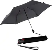 [Knirps] U.200 Ultra Light Duomatic Automatic Open Close Rain Umbrella - Compact Windproof Umbrella for Rain - Travel Umbrella for Adults - 97cm Diameter Retractable Umbrella & Carrying Case