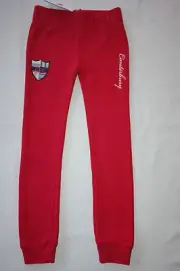 Canterbury Kids Girls Uglies Fleece Skinny Jogger Track Pants Virtual Pink 6Y
