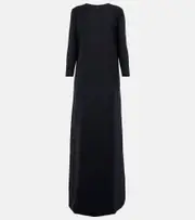 [The Row] The Row Stefos wool and silk gown AU 8 black