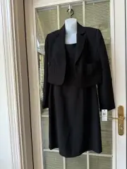 Calvin Klein Women’s Blazer And Dress Set Size 10 Black-NWT