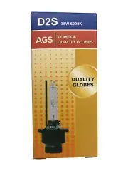 AGS D2S 12V 35W 6000K HID Xenon Headlight Bulb P32d-2 Globe