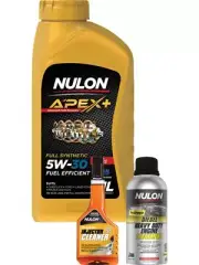 Nulon Apex+ 5W-30 Engine Oil 1L + Diesel Engine Treatment & Injector Cleaner